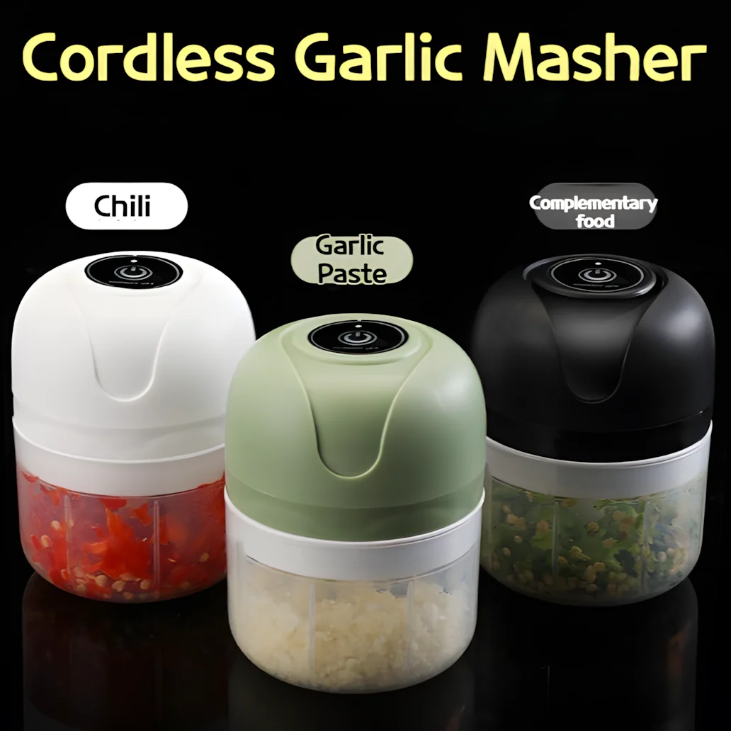 Mini USB Electric Garlic Chopper 4