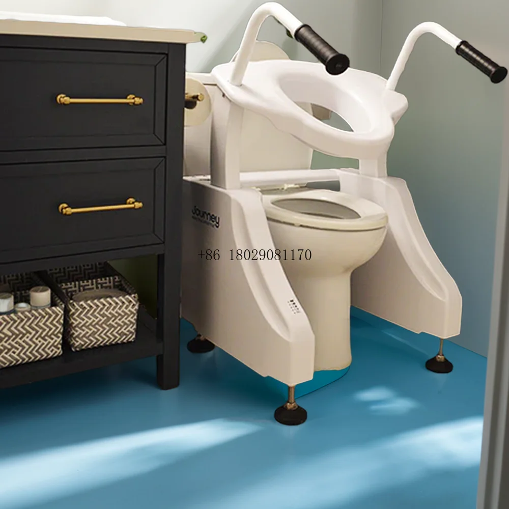 Bathroom Safety Transfer Commode for Easy Patient Transfer Portable Patient Lift Chair Electronics-Powered