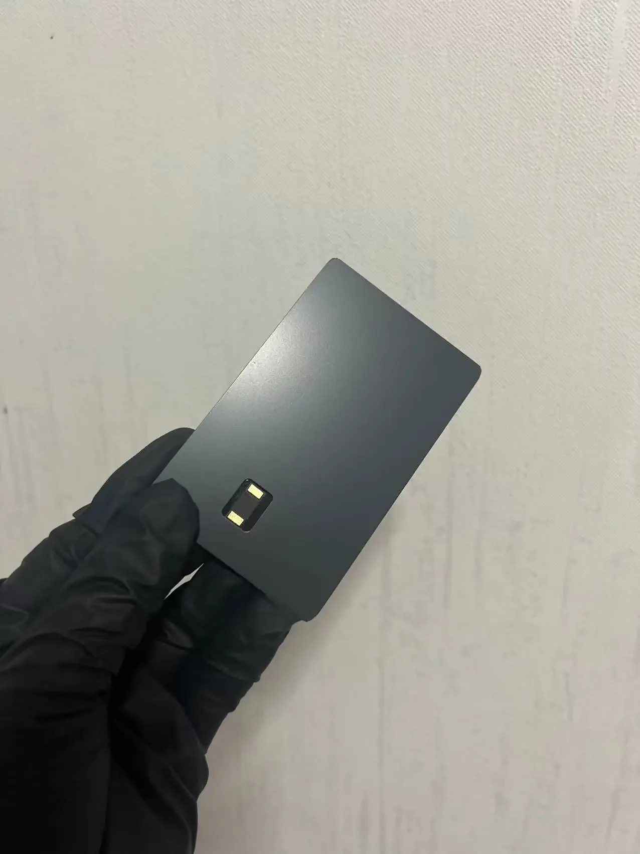 Personalized Chip Hidden Metal Nfc Business Card 215 Metal Nfc Card Black