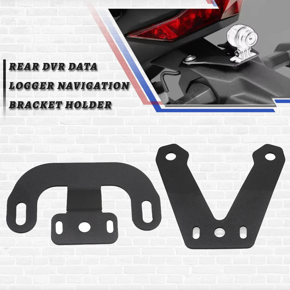 

For Kawasaki Ninja 400 Ninja400 2018 2019 2020 2021 2022 2023 Ninja 500 2024 2025 Front Rear DVR Data Logger Navigation Bracket