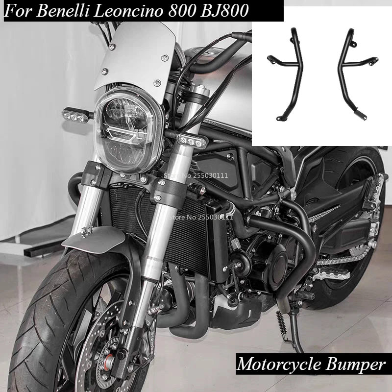 

For Benelli Leoncino 800 BJ800 Motorcycle Engine Guard Crash Bar Bumper Left Right Fairing Frame Protector Bar Accessories