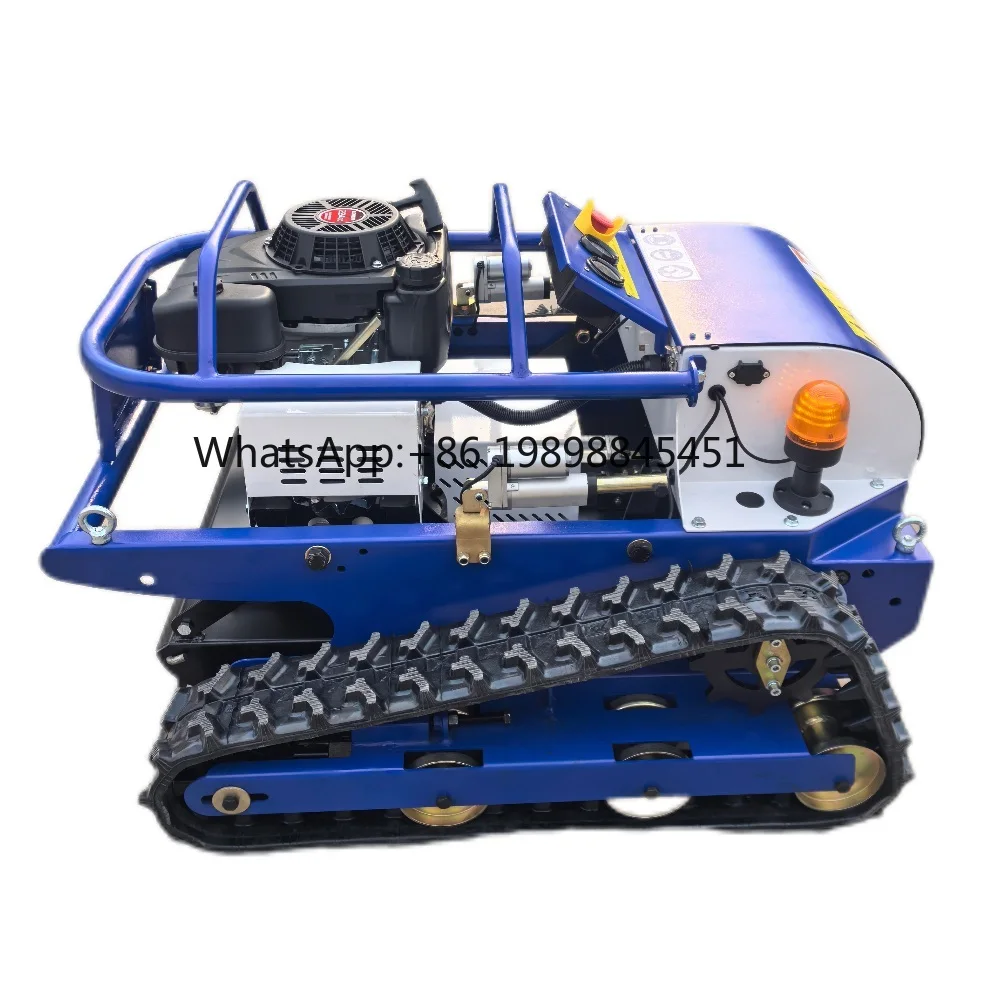 2025 Blade Not Install One Engine Brushless Drive Motor 550mm 800mm Remote Control Mower Grass Cutting Machine