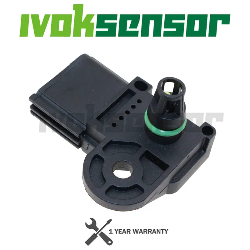 0261230123 MAP Sensor Intake Air Boost Pressure For Mazda Ford C-Max Escape Fusion Expedition Explorer Mustang Transit