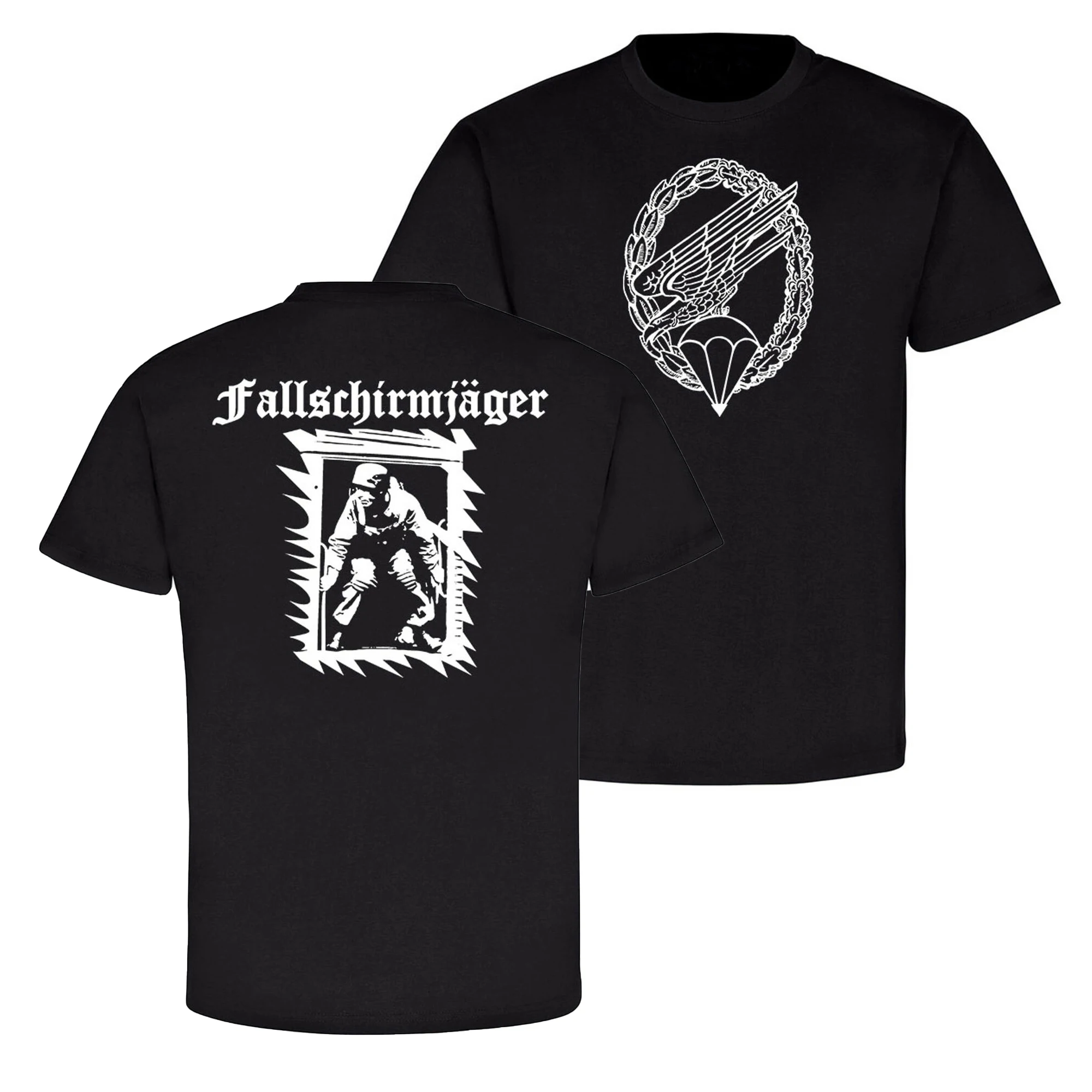 Paratrooper Honor Parachute Ju 52 Jump Air Force T-Shirt 100% Cotton O-Neck Short Sleeve Summer Casual Mens T-shirt