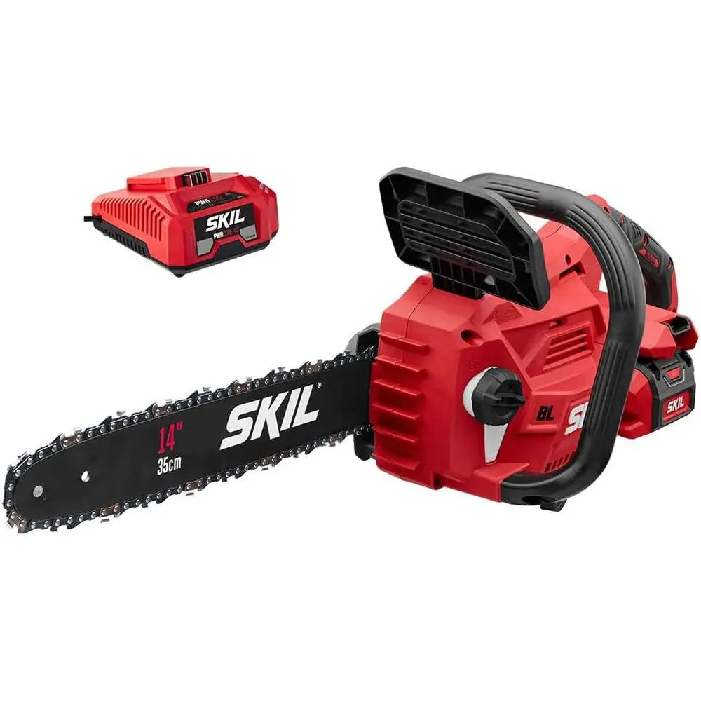 

Lightweight 14 40V Chainsaw Kit with Auto Lubrication and 2.5Ah Battery - CS4555-10