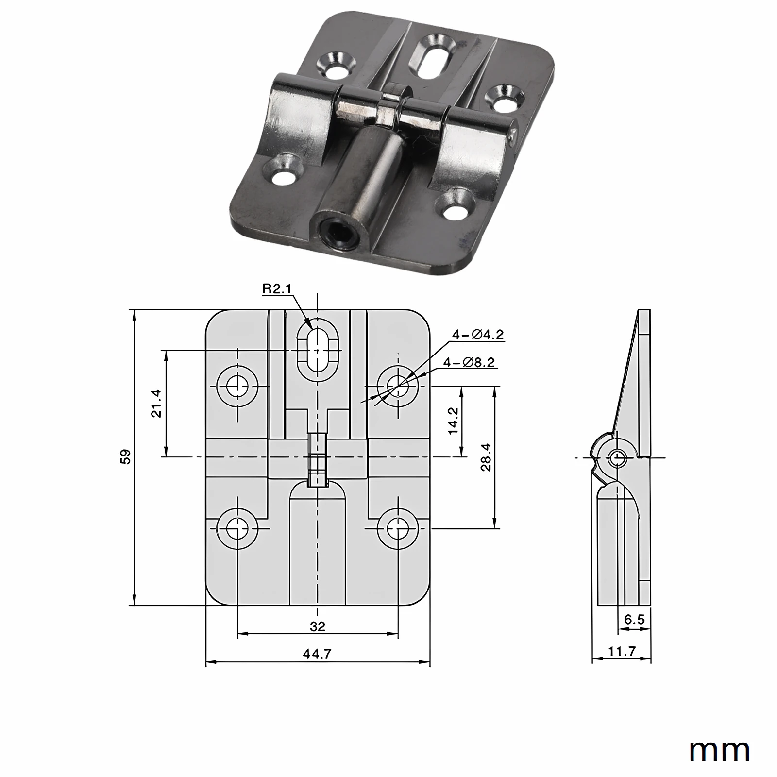 Flexible Design Table Hinges Bifold Door Hinges Furniture Hinges 180 Degree Hinges Stylish Finish Options Bifold Door Usage