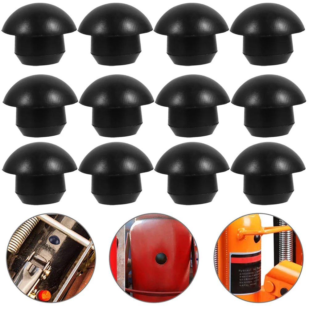 30 Pcs Jack Oil Plug Rubber Plugs Fall to The Ground Filler Horizontal Black Hydraulic Bung