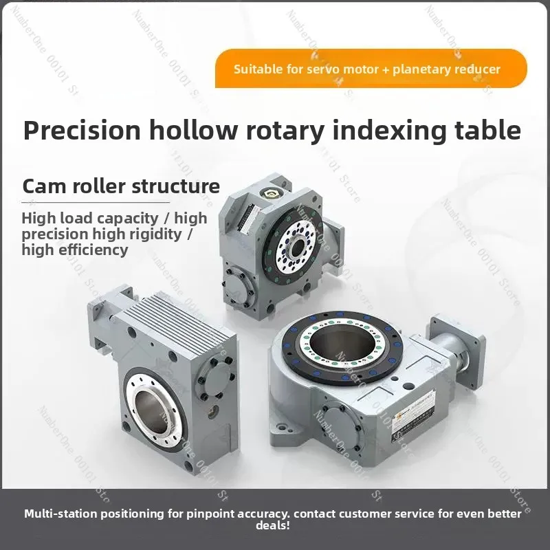 Precision light and heavy load hollow rotate platform tdu/thu cam roller rotate table servo indexing plate