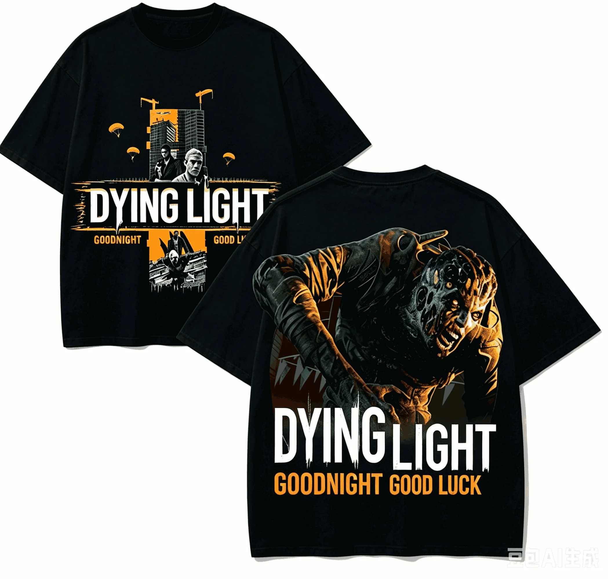 Dying Light Anime Lover T-shirt Harajuku Cotton New Model Oversized Unisex Short Sleeves Classic Breathable high quality soft