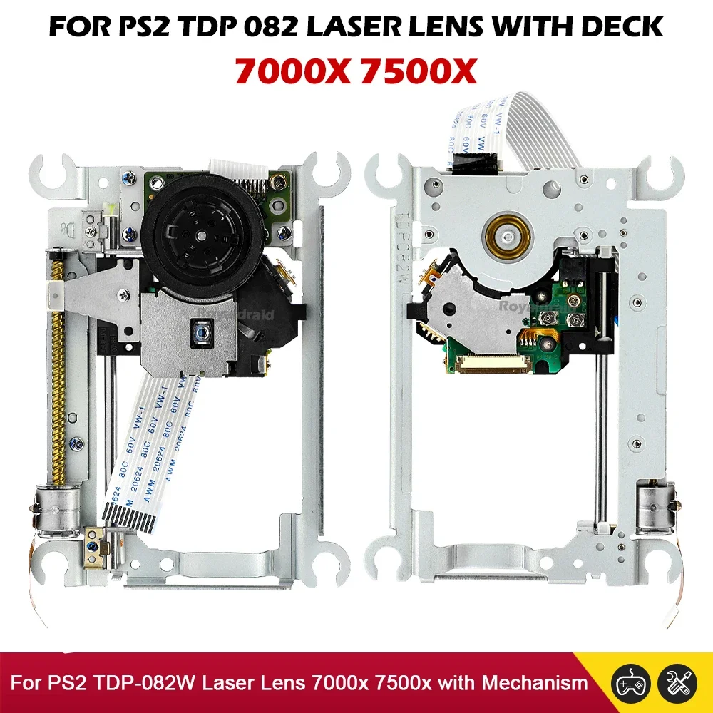 Laser Lens TDP-082W TDP 082W TDP082W For PS2 Laser Head with Deck Mechanism Optical 7000X 7500X 70000 75000 NEW Replacement