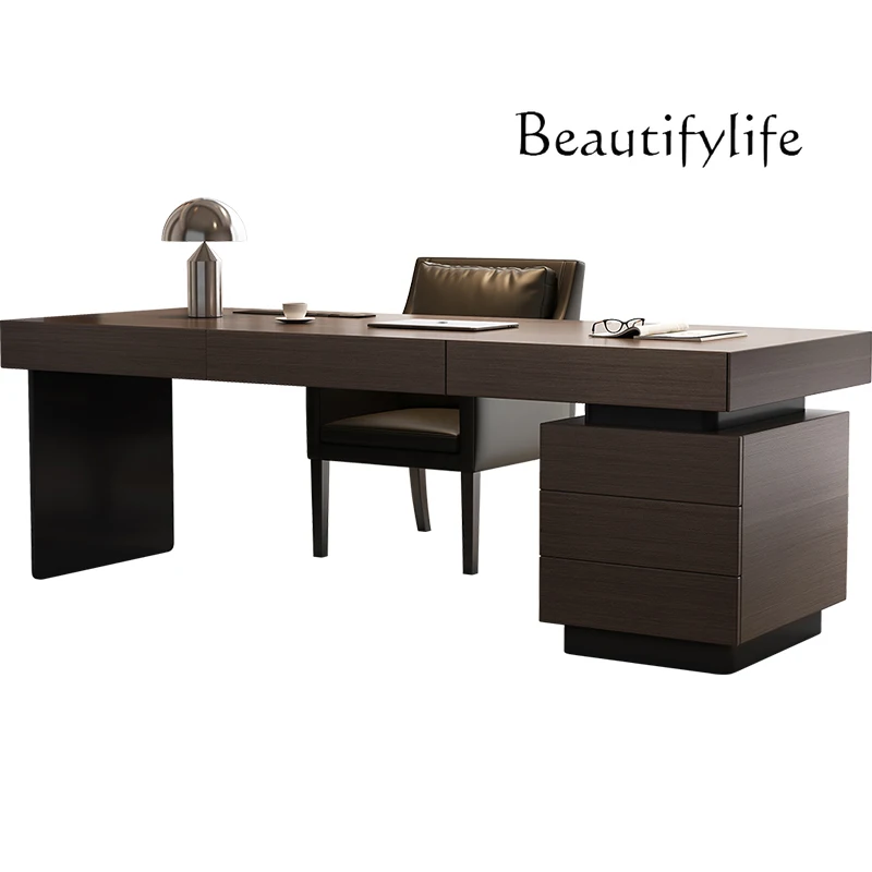 Long Luxury Office Desk Modern Computer Gaming Standing Office Desk Bedroom Decoration Conference Meuble Bureau Home Furniture