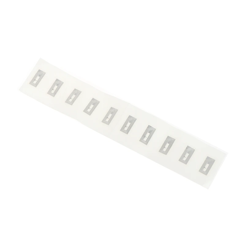 10Pcs NFC 칩 Ntag213 스티커 습식 인레이 11x21MM 13.56MHz RFID 라벨 태그 213 위조 방지 라벨 전자 라벨