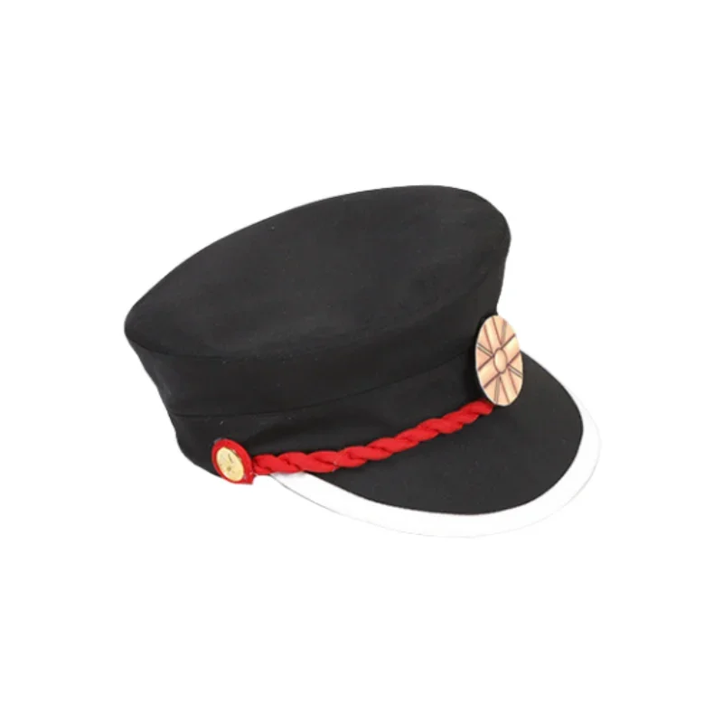 Costume d'Halloween Cosplay Anime Jibaku Shounen HanCabo kun Yugi Amane, Reliure de Toilette, Everak, Ensemble Complet Noir, Uniforme, Perruque et Chapeau