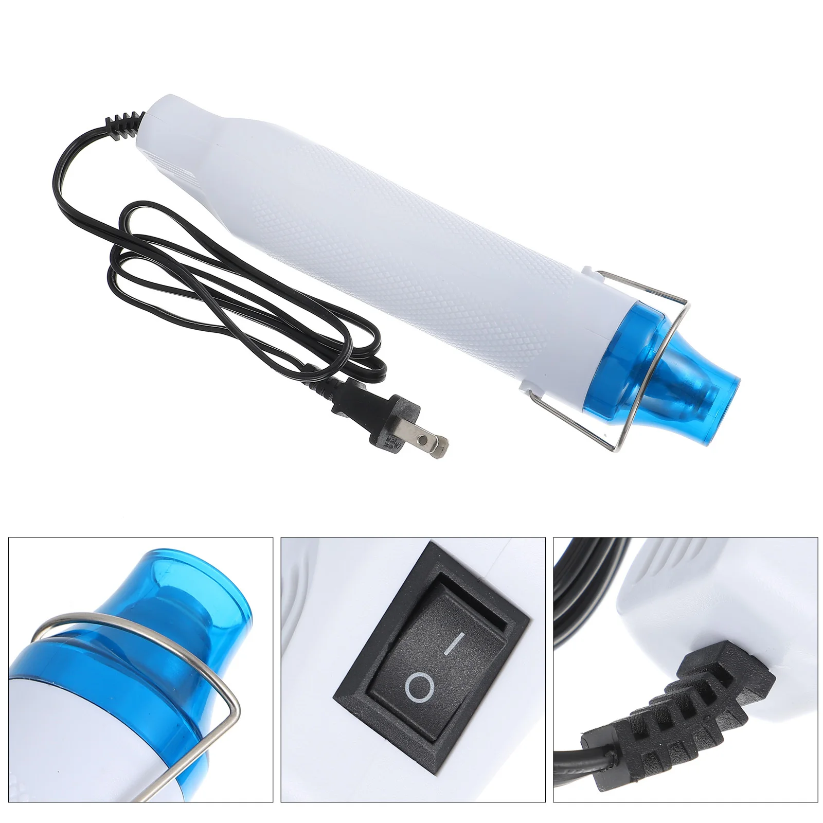 Ferramenta de calor portátil 110v dispositivo de ar quente para diy gravação em argila de polímero seguro durável 1m cabo eua plug ferramenta de ar quente