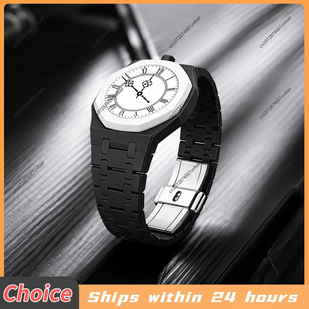 Fashion Ceramic Watch Band for swatch-X AP Royal POP Bioceramics Modification Kit Strap Case Changer To Wristwatch Accessories