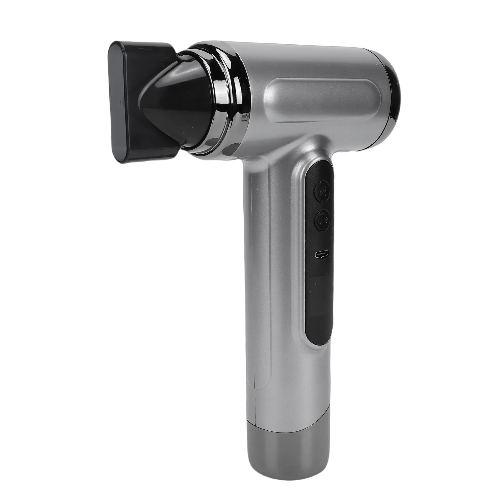 Cordless Hair Dryer 15600mAh Rechargeable Cold Hot Wind 200W Portable Blow Dryer for Travel Camping Grey
