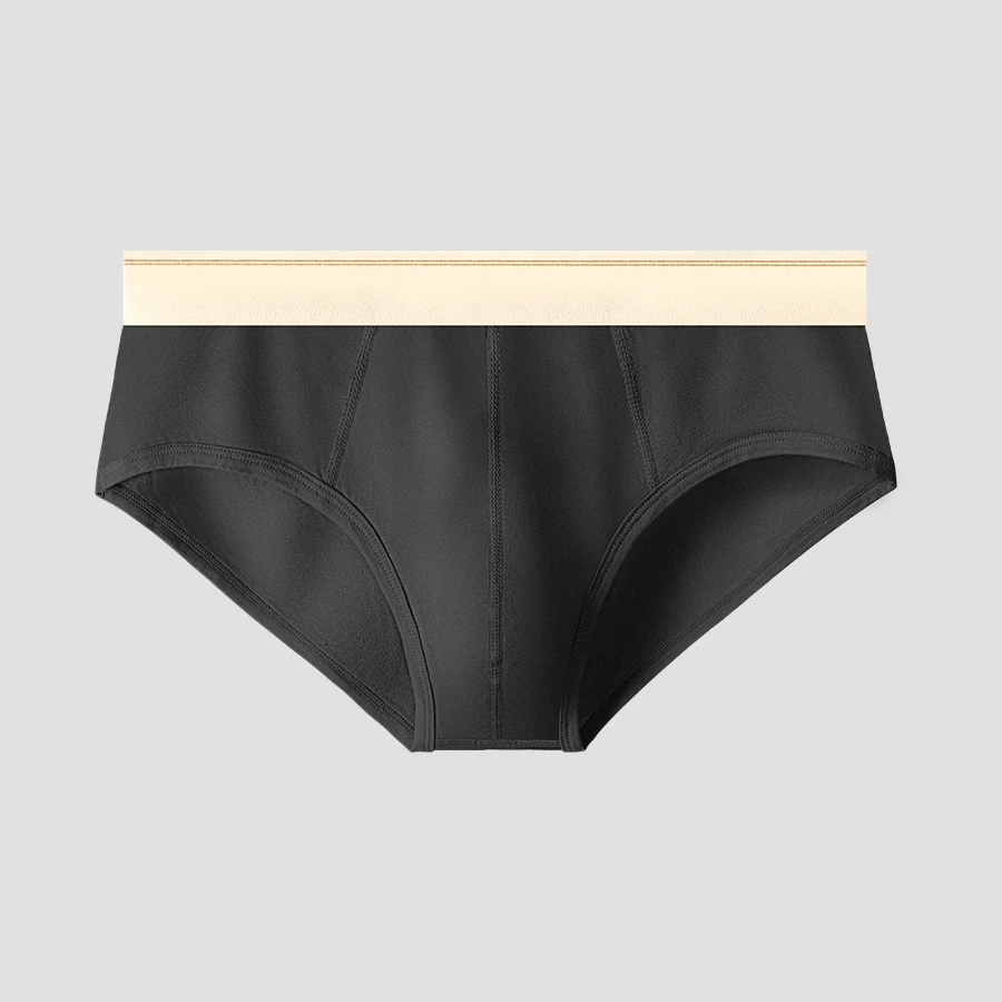 Men's pure cotton breathable and comfortable triangular underpants, mid-waist, skin-friendly and soft, teenagers' underpants image 4