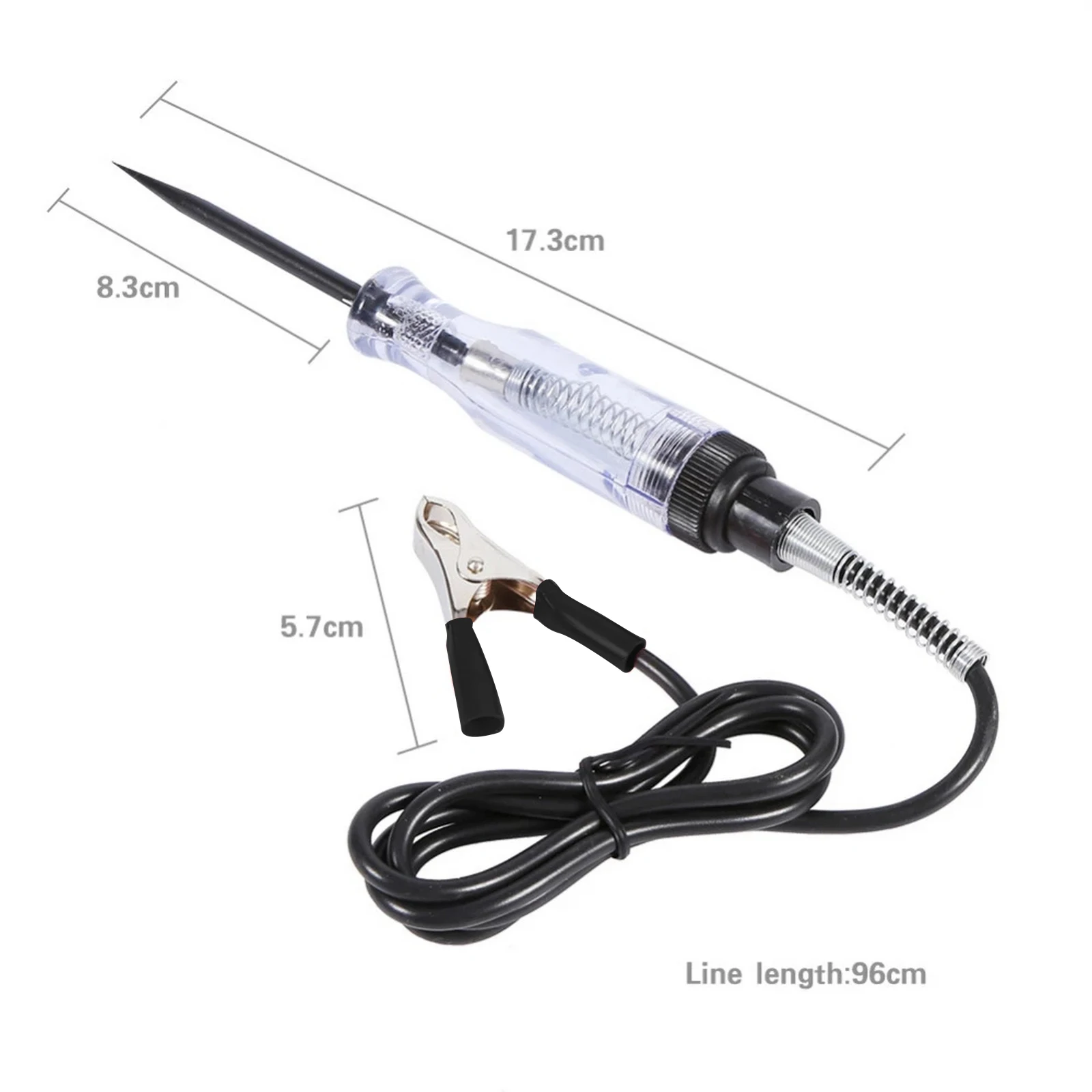 6V 12V 24V DC Car Voltage Circuit Wire Tester Long Probe Pen Detector Automobile Repair Tools Portable Auto Cable Tracker