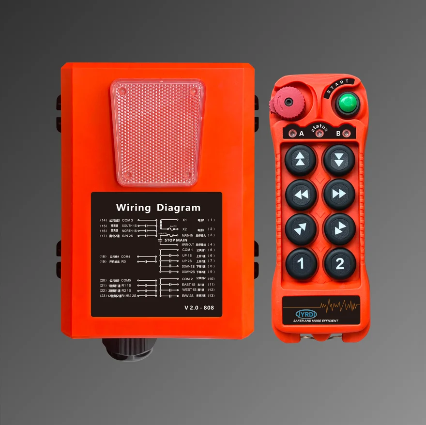 New Q808 8-Button Wireless Crane Remote Control 250M Range