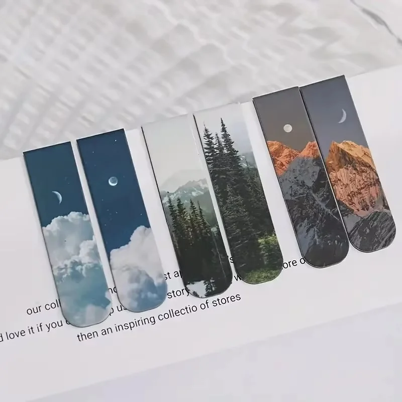 2pcs Fantasy Landscape Bookmar - Bookmark Magnetic Clip review and price