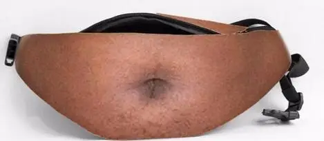 Bolsa de Cintura Creativa con Forma de Vientre de Cerveza Falso, Realista, Divertida, Anti-Robo, para Hombres y Mujeres, para Fiestas y Cosplay