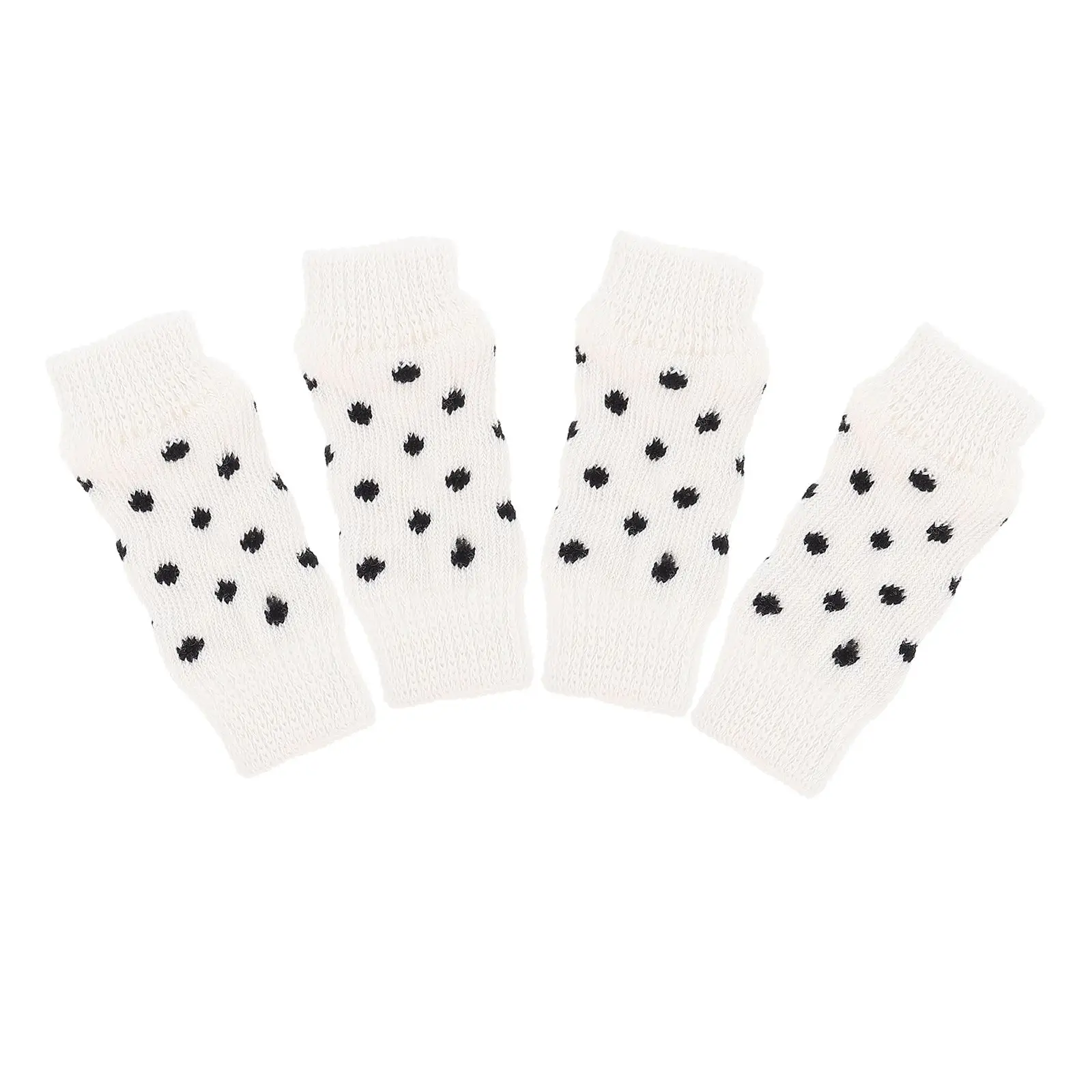 

4 Pcs Pet Non slip Socks Dog Leg Warmers Cotton Protectors Anti slip Stylish Pet Warm Socks Leg Joint Adorable