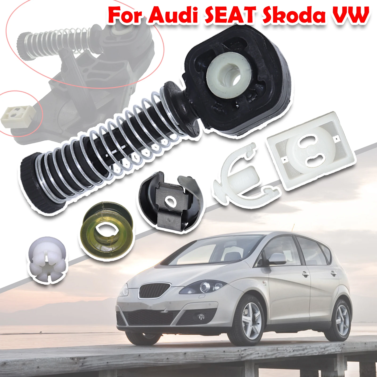 

Gear Shift Linkage End For Seat Bowden Cable Catch Selector Shaft Collect Manual Gearbox Fix Shifter Lever Adjuster Repair Kit