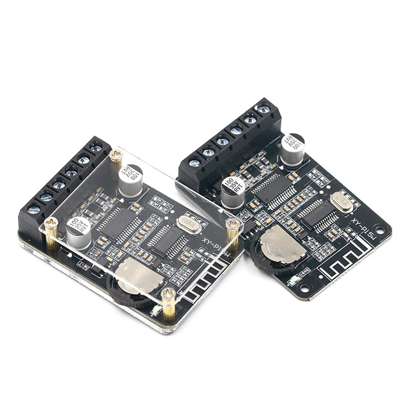 XY-P15W Bluetooth 5.0 Audio Stereo Power Amplifier Board 10W/15W/20W High Power Digital Amplifier Module DC12V/24V