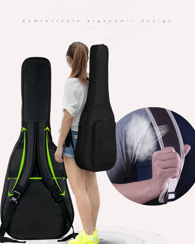 Custom waterproof road musical Instrument cases guitar gig bags