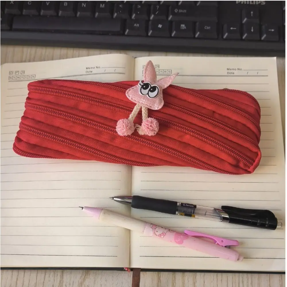 New Kawaii Cute Pencil Bag Storage Bag Pencil Package Multi-function Pencil Pen Stationery Bag School Supply Stationery Creative