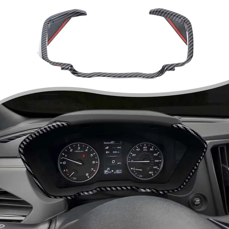 ABS Car Dashboard Instrument Speedometer Frame Trim Cover Sticker For Subaru Forester 2025 2026+ Car Interior Accessories