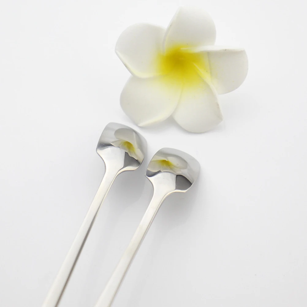 

Stainless Steel Coffee Stirring Rod 17X1.5Cm Silver Non-Toxic Bar Cafe Beverage Tool Cocktail Milk Juice Mixer