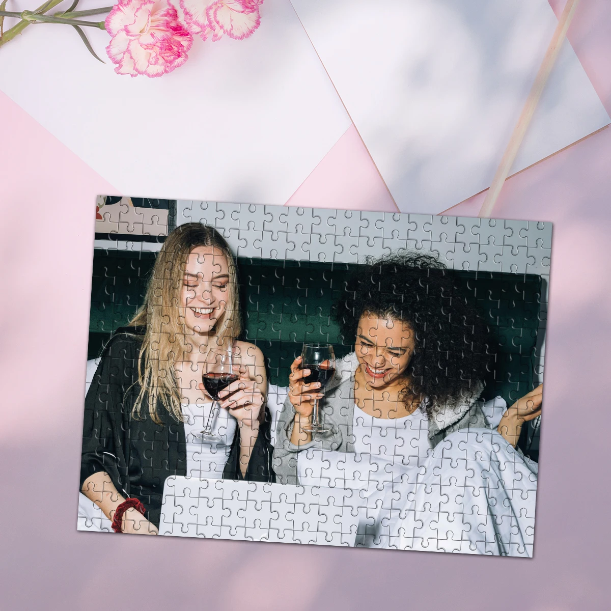 35/300/500/1051 Buah Puzzle Foto Kustom Yang Dipersonalisasi Foto Unggah Teman untuk Puzzle Kustom Hadiah Unik untuk Teman Keluarga Spe