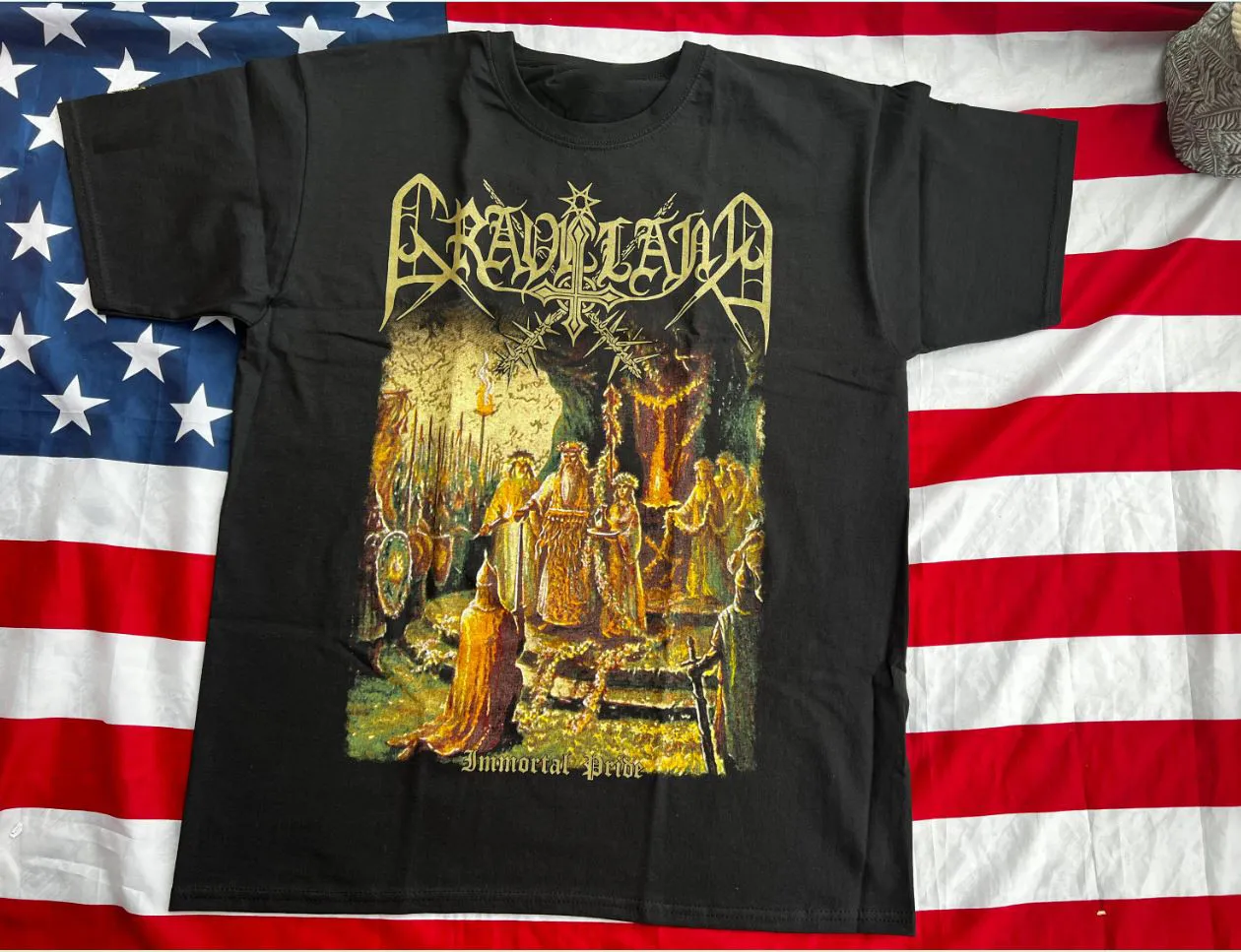 

Футболка унисекс Graveland Immortal Pride Band, все размеры от S до 5XL LL1212