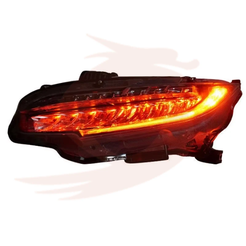 For Honda Civic Tenth Generation LED Headlight Assembly Modification Full LED Daytime Running Lights Red Devil Eye