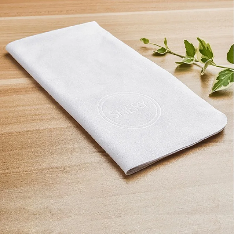 400*400 Chamois Glasses Cleaner Over Size Big Microfiber Glasses Cleaning Cloth For Lens Phone Screen Wipes Eyewear Customized