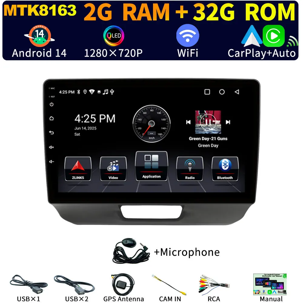 9“Android 14 For Honda N-Box JF1 JF2 2011-2017 AHD1080P BT 5.0 Car