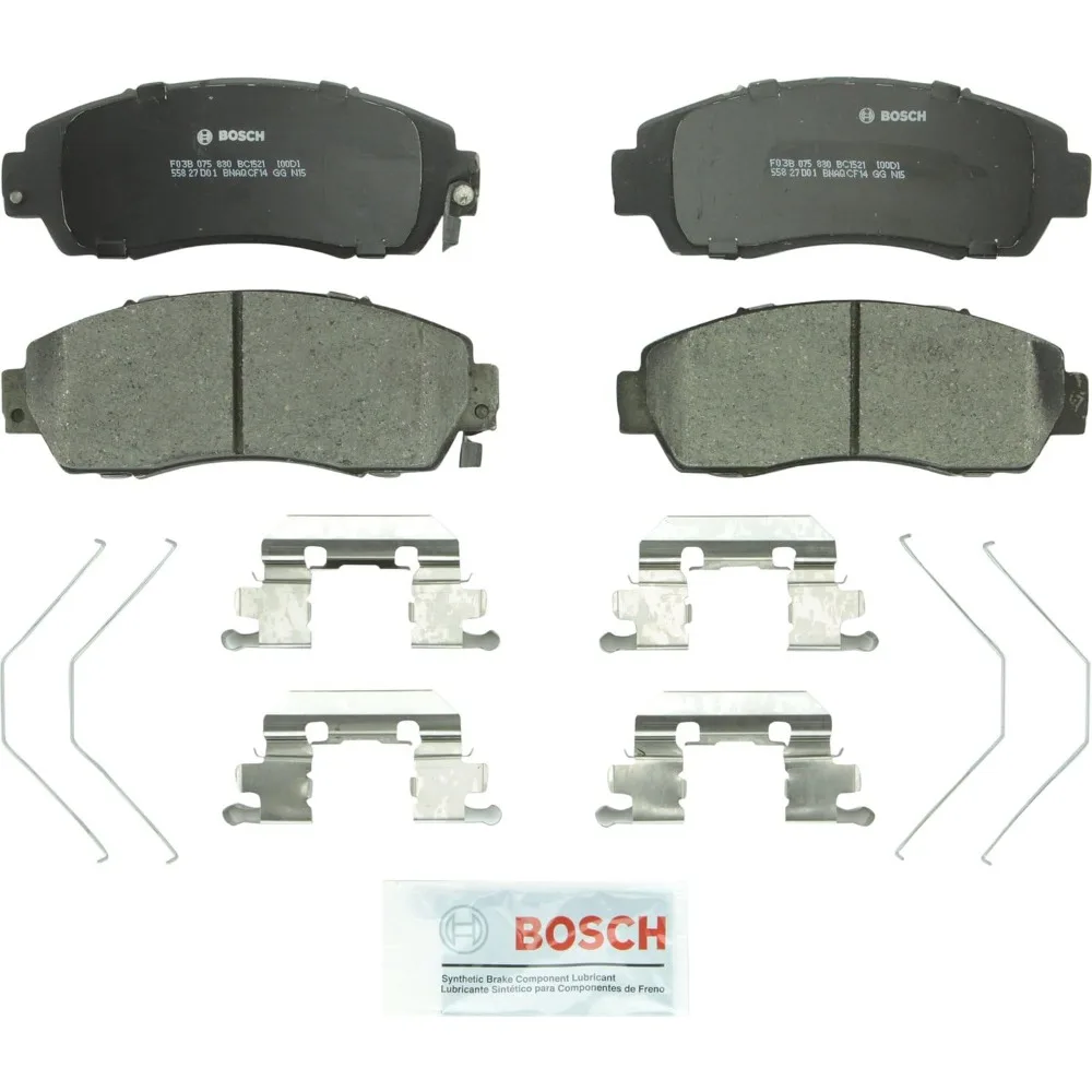 

BOSCH BC1521 QuietCast Premium Ceramic Disc Brake Pad Set - Compatible with Select Acura RDX, TLX; Honda Accord Crosstour, CR-V,