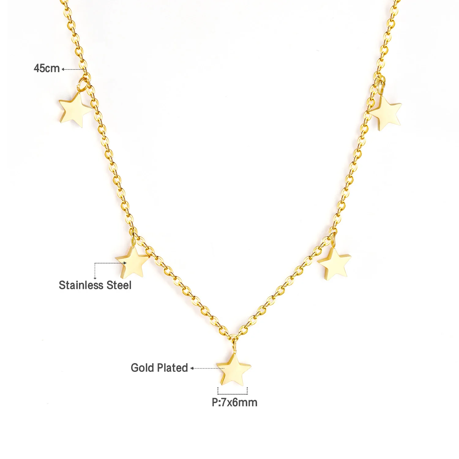 LUXUSTEEL Vintage Mini Runde Münze Charme Halsband Halskette Für Frauen Mädchen Vergoldet Silber Farbe Edelstahl Böhmen Schmuck