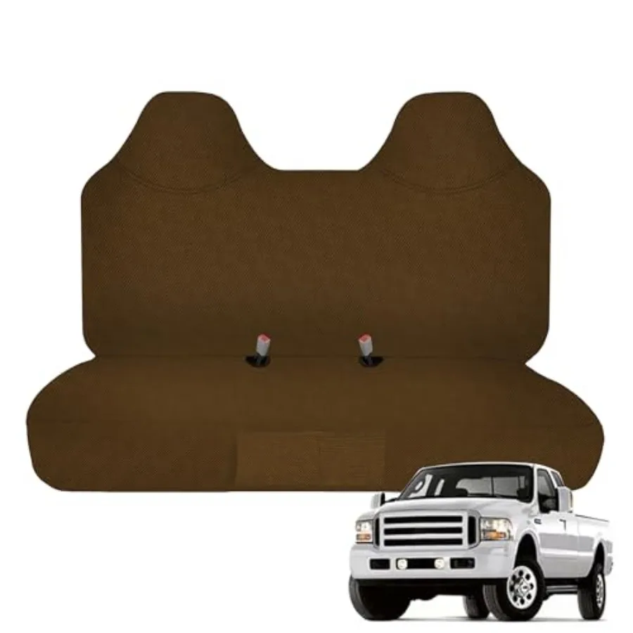 

Thickened Waterproof Fabric Front Bench Seat Cover Exact for Ford F250 F350 F450 F550 1999 2000 2001 2002 2003 2004 2005 2006 2