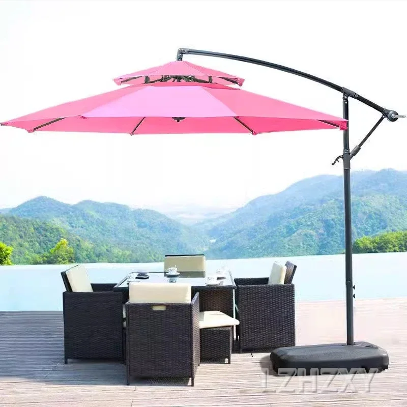 

10FT Outdoor Patio Umbrella With Push Button Tilt and Crank Outdoor Yard/Market Table Umbrella UV Protection for Backyard Lawn