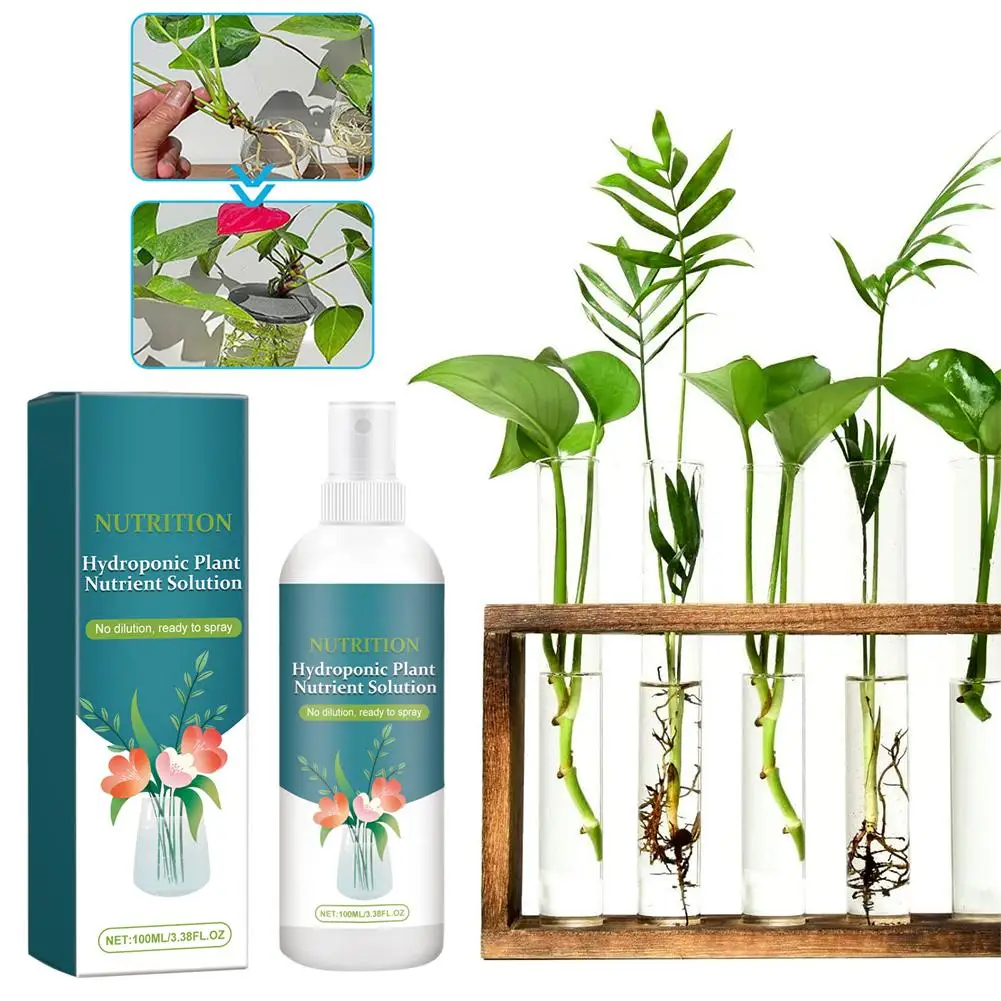 

Hydroponic Plant Nutrient Solution Bamboo Flower Fertilizer Potted Liquid Supplement Hydroponic Plants Fast Plant Nutrient