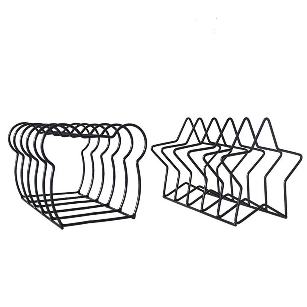 

1pc Iron Wire Bookend Star Shaped Desk ganiser Magazine Holder Storage Rack Practical Bookshelf Gift Idea