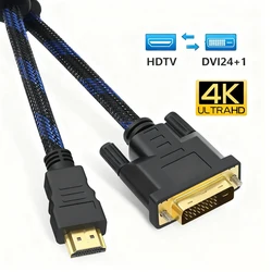 Vention HDMI to DVI Cable Bi-direction HDMI Male 24+1 DVI-D Male Adapter 1080P Converter for Xbox HDTV DVD LCD DVI to HDMI Cable