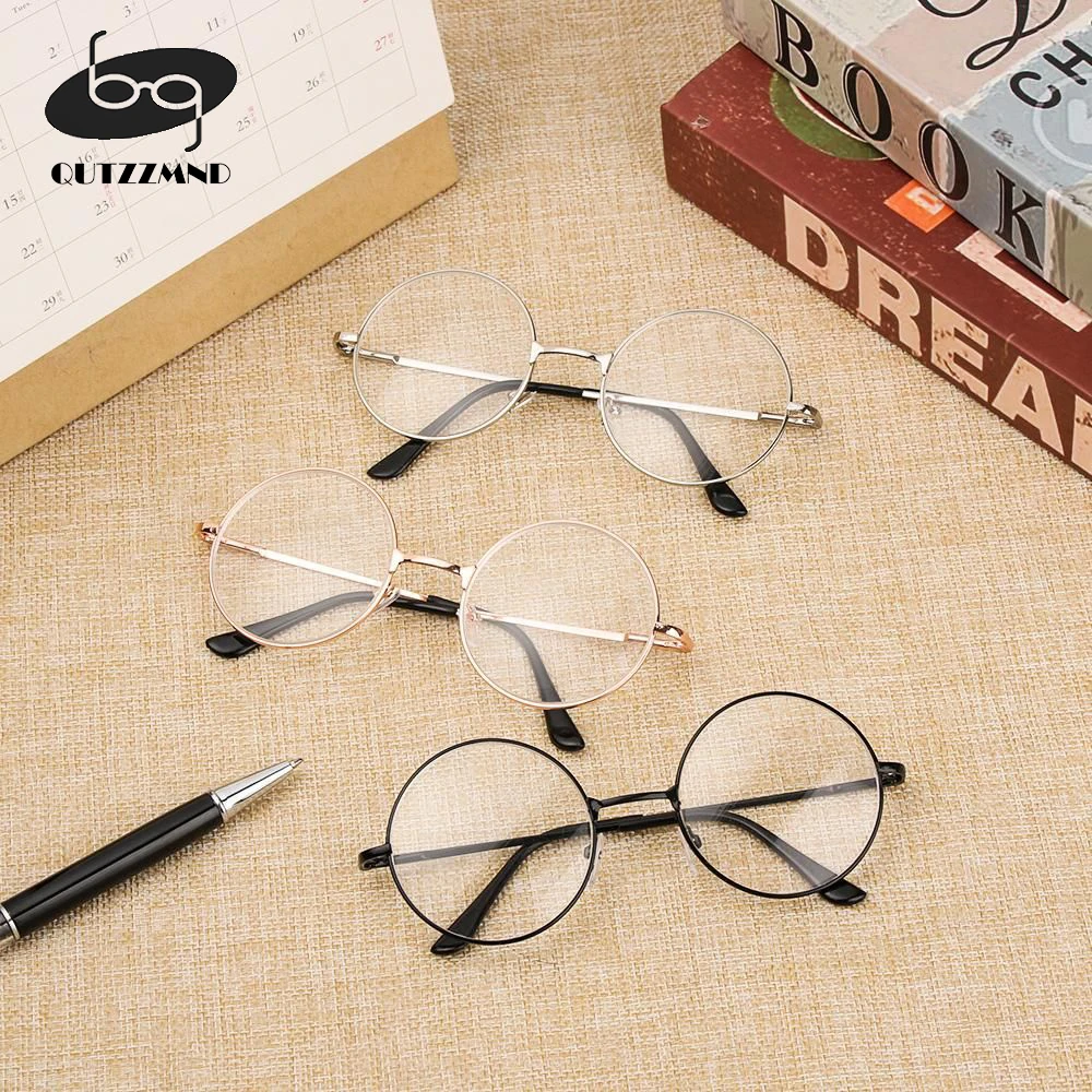 

Metal Round Vintage Myopia Glasses Women Men Ultra Light Resin Reading Glasses Vision Care -1.00~-4.0 Diopter Fashion