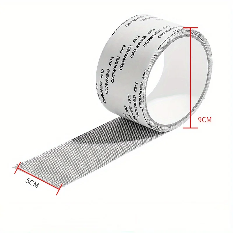 5/10cm Width Window Mosquito Net Repair Tape Self-Adhesive Window Screen Repair Patch Anti-Insect Fly Mesh Broken Holes Tape