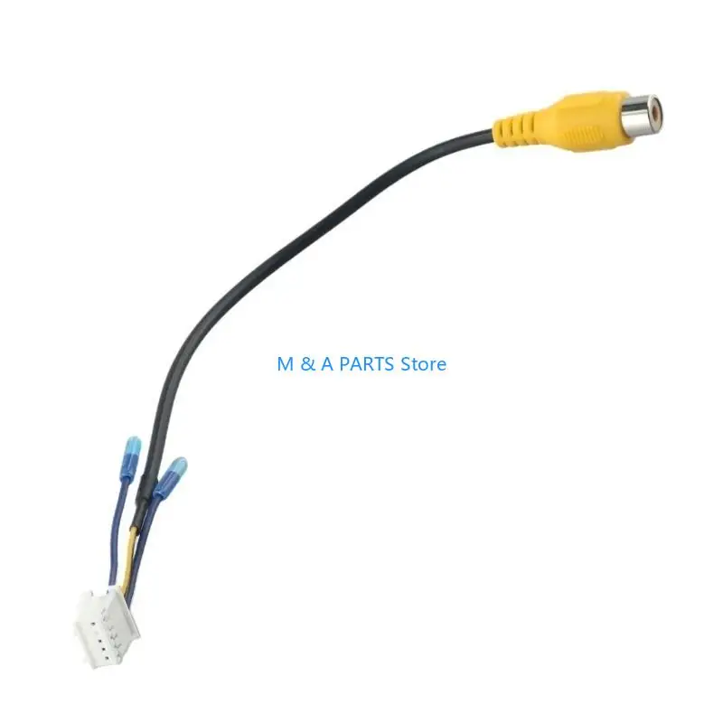 U1JF Car Radio Cable 10 Pin Adaptor Car Rear View Camera Cable Simple Installation