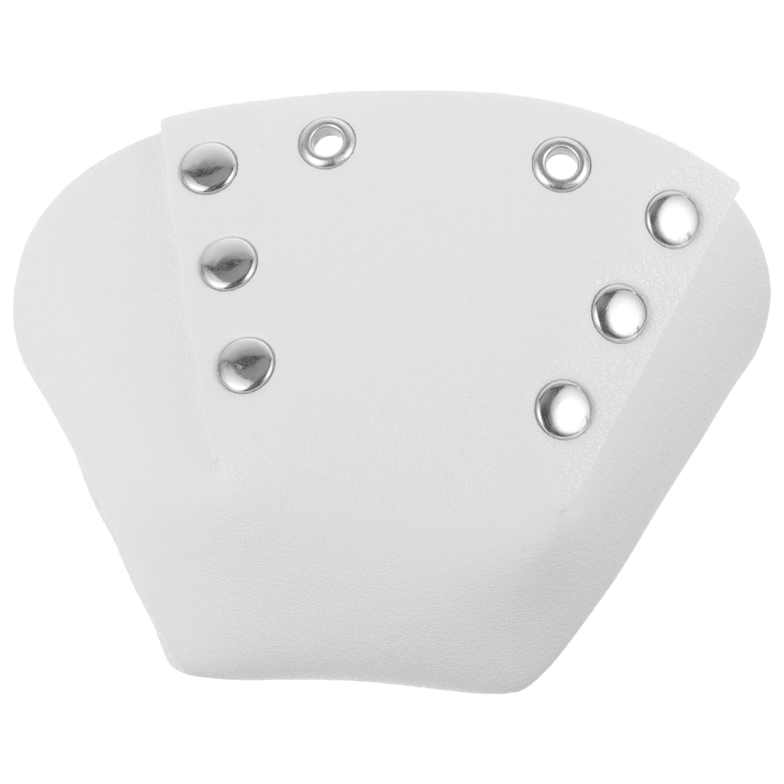 

1pc Roller Skate Toe Guards White Durable Safe Material Simple Design Easy Installation Reusable Practical Cover Protector Team