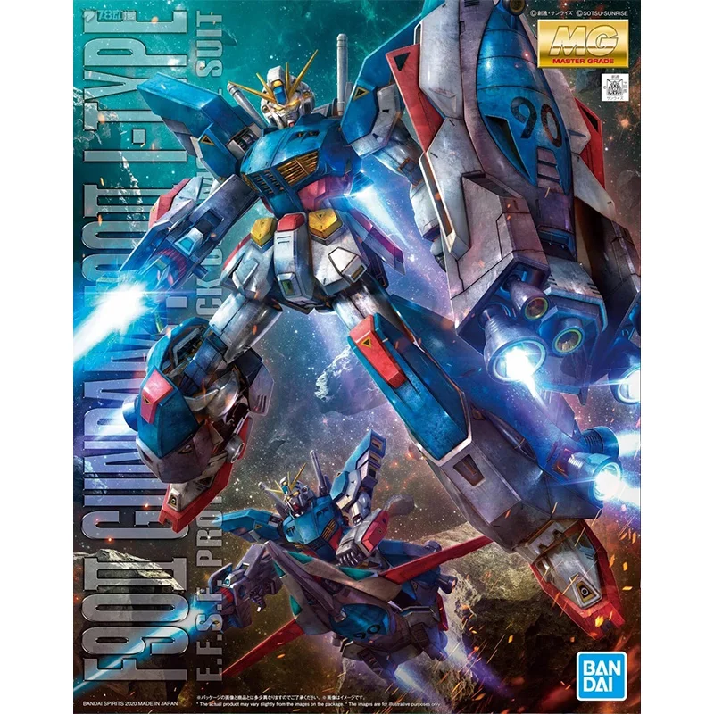 Bandai Gundam Model Kit MG F90 2 I Type Anime Figure Gunpla