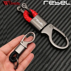 New For Honda Rebel CM 125 250 300 500 1100 CM1100 Cmx500 Cmx1100 Metal Keychain Keyring Key Chain Holder Motorcycle Accessories